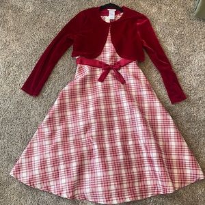 Bonnie Jean girls Christmas dress